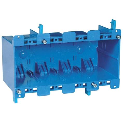 4 gang blue electrical yankee box|4 gang electrical boxes.